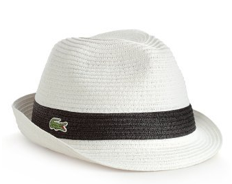 Picture 147 Lacoste Straw Fedora With Pop Band