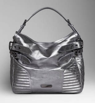 Picture 151 Burberry Metallic Biker Leather Hobo Handbag