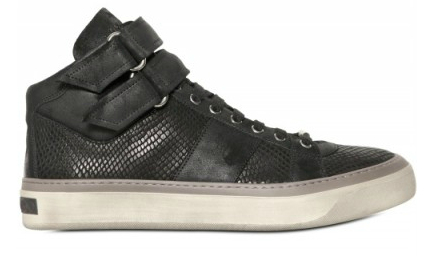 Picture 226 Jimmy Choo Snake Embossed Calf & Suede Sneakers