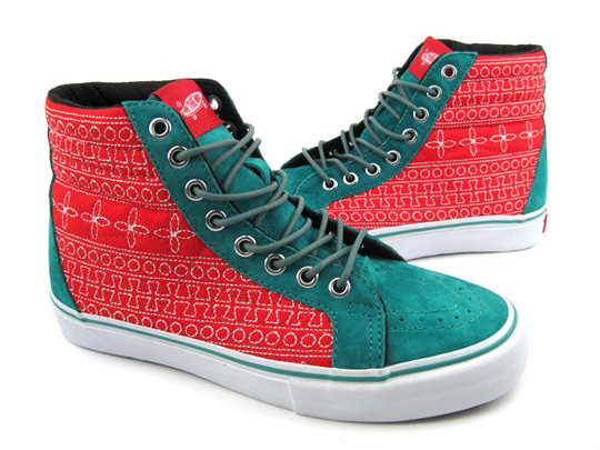 Vans Vault Sk8 Hi "Inca Flower" Fall 2010 Vans Vault Sk8 Hi “Inca Flower”