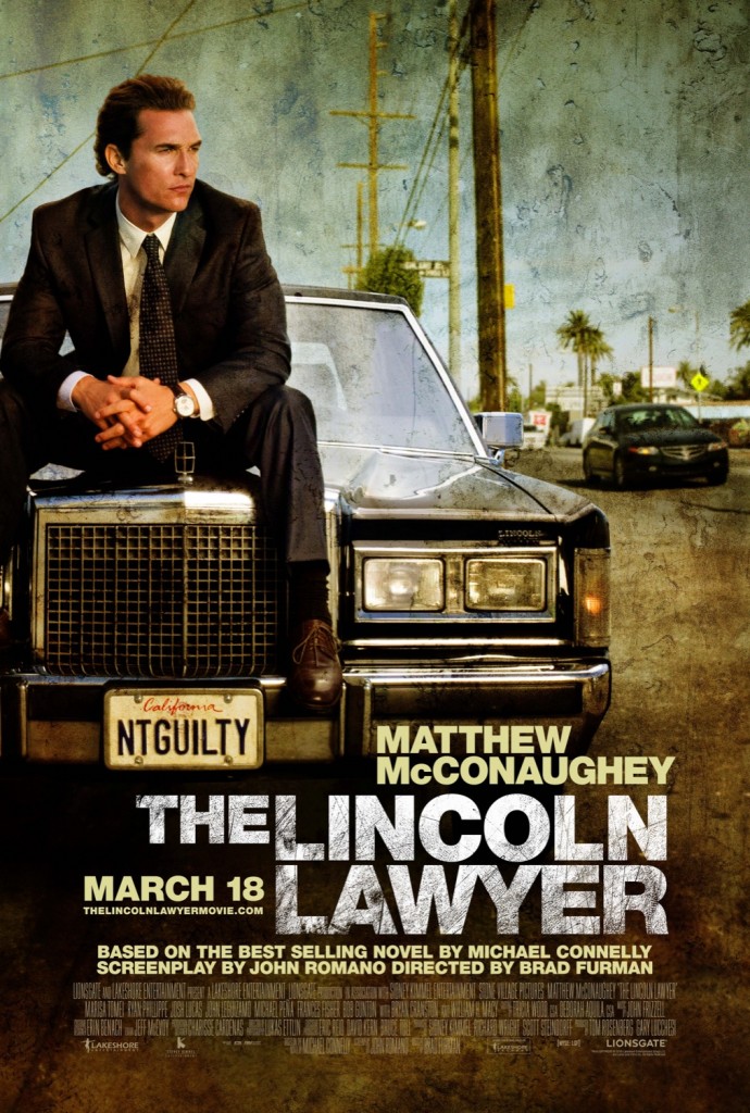 the lincoln lawyer movie poster 690x1024 New Movie: The Lincoln Lawyer